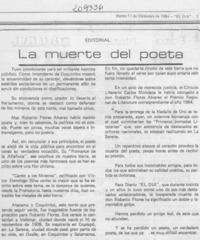 La Muerte del poeta La Muerte del poeta