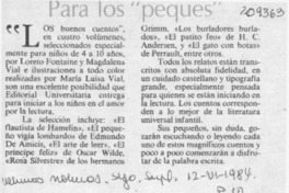Para los "peques" Para los "peques"