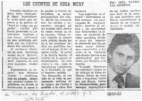 Los cuentos de Rosa Mery Los cuentos de Rosa Mery