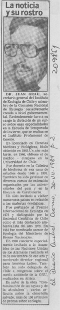 La Noticia y su rostro La Noticia y su rostro