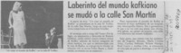 Laberinto del mundo kafkiano se mudó a la calle San Martín Laberinto del mundo kafkiano se mudó a la calle San Martín