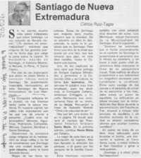 "Santiago de Nueva Extremadura "Santiago de Nueva Extremadura