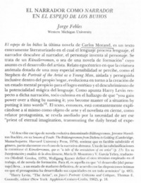El narrador como narrador en "El espejo de los búhos" El narrador como narrador en "El espejo de los búhos"