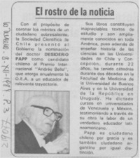El Rostro de la noticia El Rostro de la noticia
