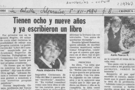 Tienen ocho y nueve años y ya escribieron un libro Tienen ocho y nueve años y ya escribieron un libro