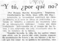 Y tú, ¿por qué no? Y tú, ¿por qué no?