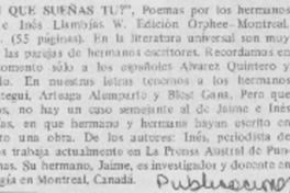 "¿Con qué sueñas tu?". "¿Con qué sueñas tu?".