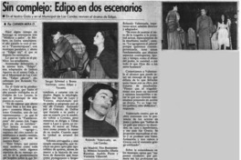 Sin complejo, Edipo en dos escenarios Sin complejo, Edipo en dos escenarios
