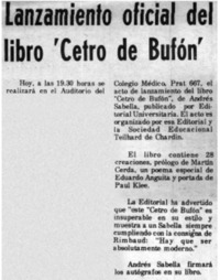 Lanzamiento oficila del libro "cetro de bufón" Lanzamiento oficila del libro "cetro de bufón"