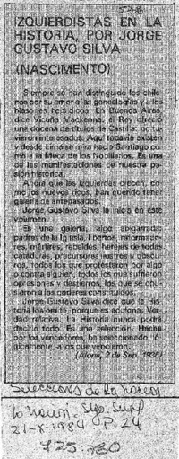 Izquierdistas en la historia Izquierdistas en la historia