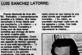 Luis Sánchez Latorre. Luis Sánchez Latorre.