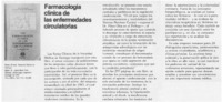 Farmacología clínica de las enfermedades circulatorias. Farmacología clínica de las enfermedades circulatorias.