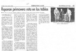 Reparan primavera rota en las tablas Reparan primavera rota en las tablas