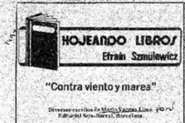 "Contra viento y marea" "Contra viento y marea"