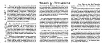 Tasso y Cervantes Tasso y Cervantes