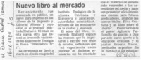 Nuevo libro al mercado. Nuevo libro al mercado.