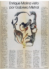 Enrique Molina visto por Gabriela Mistral Enrique Molina visto por Gabriela Mistral