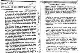 Borges, el celebre argentino Borges, el celebre argentino