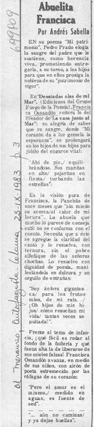 Abuelita Francisca