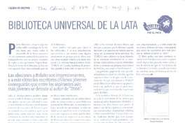 Biblioteca universal de la lata