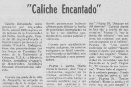 Caliche encantado"