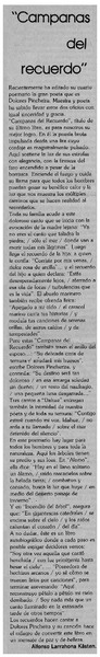 Campanas del recuerdo