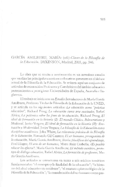 Claves de la filosofía de la educación  [artículo] Rodolfo Mauricio Bicocca Gino.