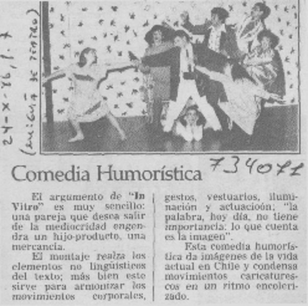 Comedia humorística.