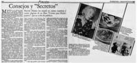 Consejos y "Secretos" : [entrevista]