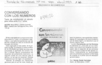 Conversado con los números