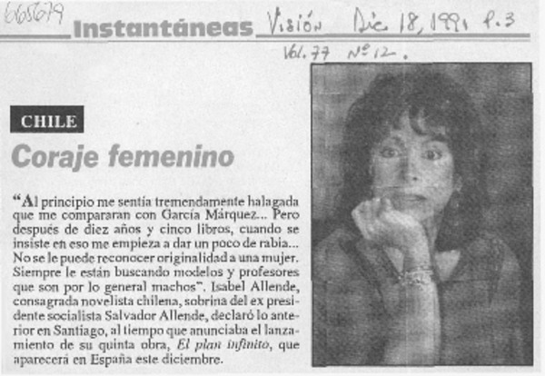 Coraje femenino.