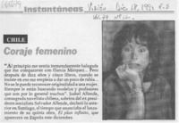 Coraje femenino.