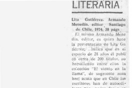 Crónica literaria