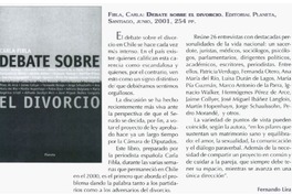 Debate sobre el divorcio