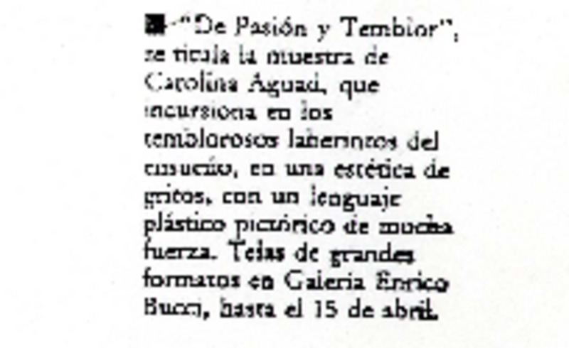 De pasión y temblor.  [artículo]
