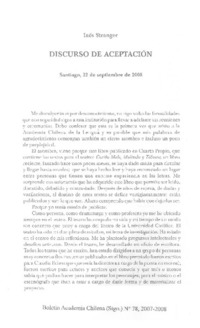 Discurso de aceptación