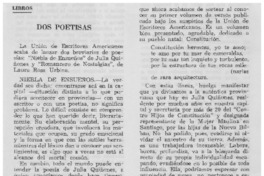 Dos poestisas