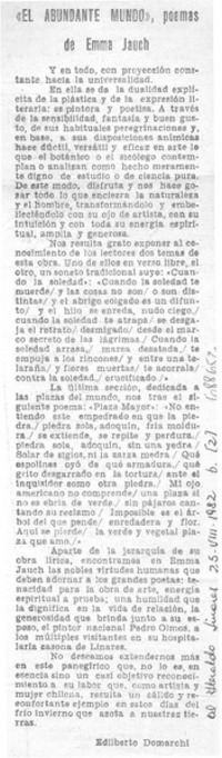 El abundante mundo