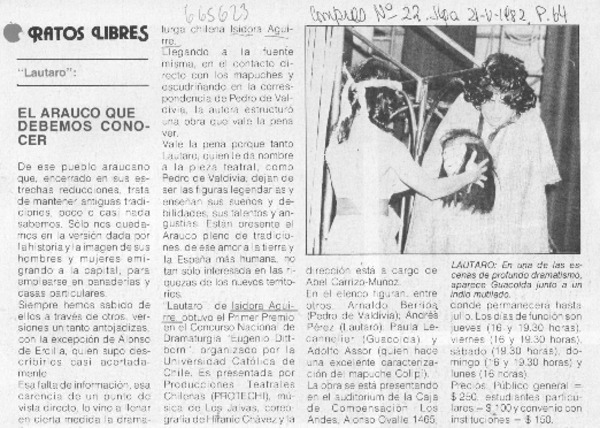 El Arauco que debemos conocer.