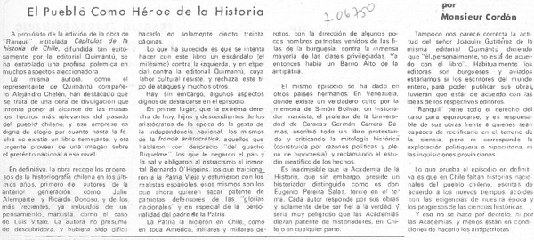 El pueblo como héroe de la historia