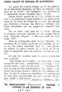 Emma Jauch es editada en Barcelona