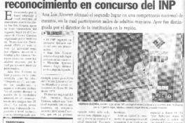 Escritora regional obtiene importante reconocimiento en concurso del INP