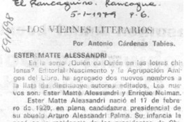 Ester Matte Alessandri