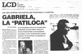 Gabriela la ¨patiloca"