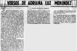 Gabriela Lezaeta obtuvo el Premio María Luisa Bombal.