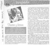 Gabriela Mistral: entre la pasión y la ternura