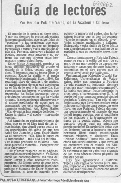 Guía de lectores