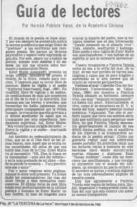 Guía de lectores