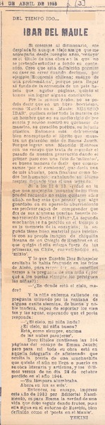 Ibar del Maule