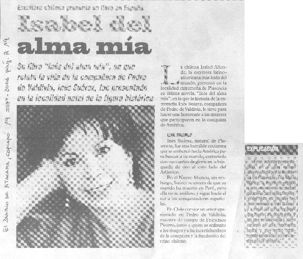 Isabel del alma mía